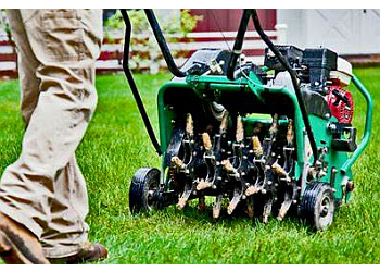 Phoenix Lawn Aeration - Tempe, AZ Lawn Care Services - Field Work Image