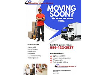 Detroit Moving Companies Affordable Muscle Movers