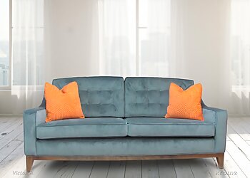 Orange Upholstery Artistic Upholstery