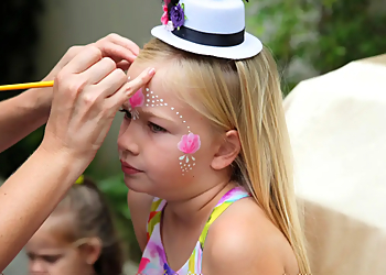 Orange Face Painting Artovator