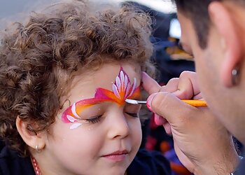 Winston Salem Face Painting Birthday Party Rockstar