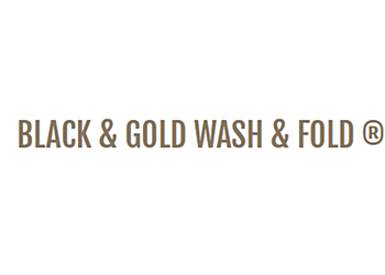 New Orleans Laundromats Black & Gold Wash & Fold
