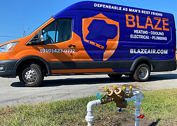 Blaze Heating, Cooling, Electrical & Plumbing Blaze Heating, Cooling, Electrical & Plumbing - Greensboro, NC Hvac Services - Service Vehicle Image