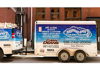 Tulsa Chimney Sweep Breathe Easy Air Duct Cleaning & Clean Dean Chimney Sweeping