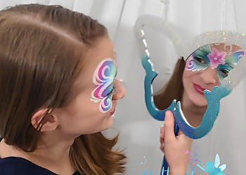 Lincoln Face Painting Butterfly Kisses Face Painting