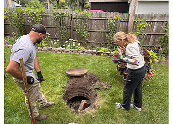 Cedar Septic and Sewer LLC - St Paul, MN Septic Tank Services - Field Work Image