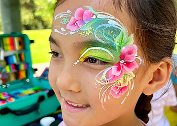 Orange Face Painting Color Me Face Painting