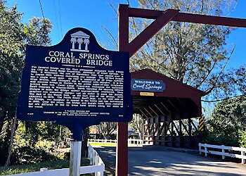 Coral Springs Landmarks Covered Bridge
