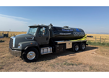 Crow Creek Septic Services Crow Creek Septic Services - Greeley, CO Septic Tank Services - Service Vehicle Image