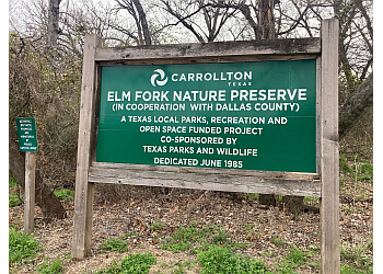 Elm Fork Nature Preserve Trail Entrance