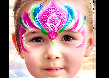 Santa Clarita Face Painting Face Painting by Linda