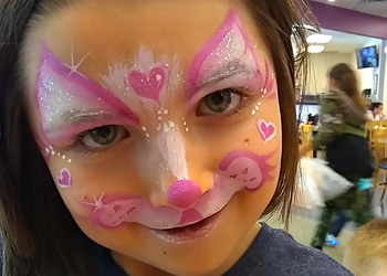 Aurora Face Painting Facepainting by Elaine