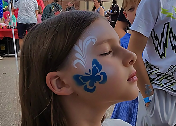 Aurora Face Painting Faces by Sugar