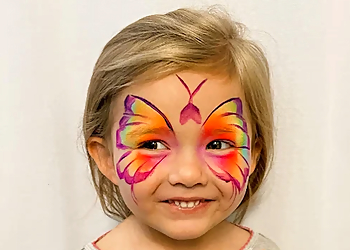 Richmond Face Painting Flourish and Dots Face Painting