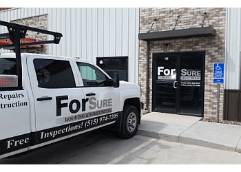 Des Moines roofing contractor For Sure Roofing