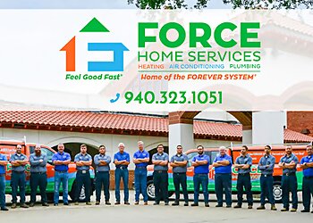 Denton Hvac Services Force Home Services Plumbing, AC, & Heating