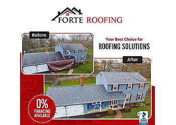 Forte Roofing - Syracuse, NY Roofing Contractors - Before and After Image