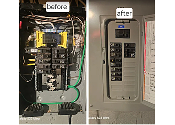 Fuifio Electrical Services - Elizabeth, NJ Electricians - Before and After Image