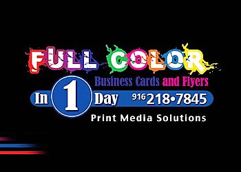 Sacramento Printing Services Full Color Business Cards and Flyers
