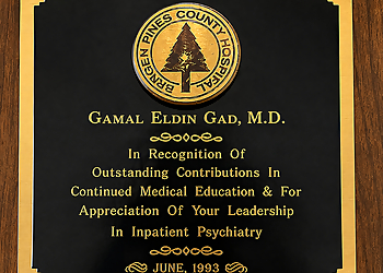 Gamal E. Gad, MD  - Paterson, NJ Psychiatrists - Professional Highlights