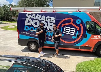 Garage Door Doctor Repair - Pearland, TX Garage Door Repair - Truck Image