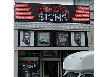 Hamilton Broadway Signs
