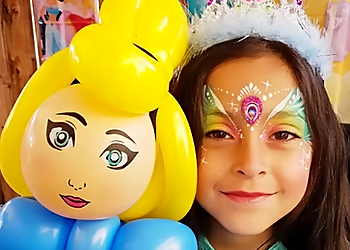 Corona Face Painting Happy Faces & Balloon Art