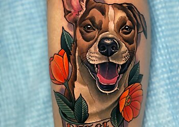 Horseshoes and Hand Grenades Tattoo Springfield Tattoo Shops image 1