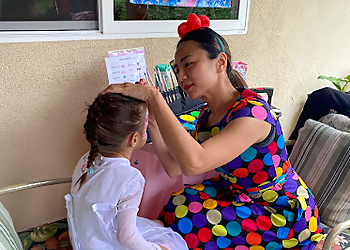 Fullerton Face Painting Hummingbird Face & Body Art