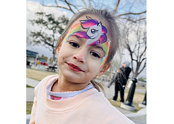 Fullerton Face Painting Hummingbird Face & Body Art