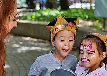 New York Face Painting Illuminated Faces
