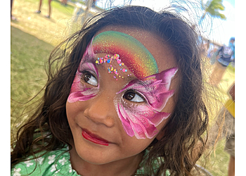 Honolulu Face Painting Island Girl Face Art