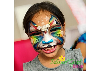 Honolulu Face Painting Island Girl Face Art