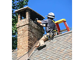 Jersey City Chimney Sweep - Jersey City, NJ Chimney Sweep - Job Site Image
