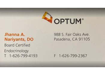 Pasadena Endocrinologists Jhanna Alexandra Nariyants, DO - HEALTHCARE PARTNERS MEDICAL GROUP