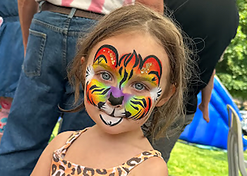 Buffalo Face Painting Jim the Balloon Guy