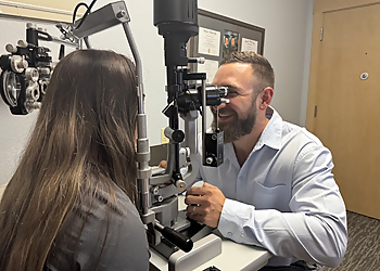 Jordan Tanous, OD - Waco, TX Eye Doctors - Doctor With Patient Image