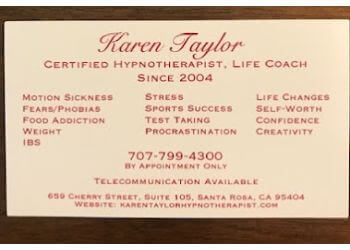Karen Taylor, Certified Hypnotherapist Santa Rosa Hypnotherapy