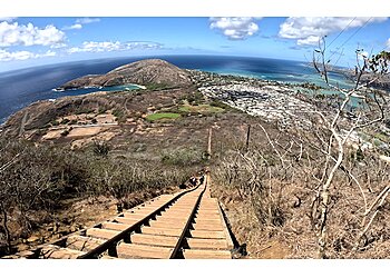Honolulu Hiking Trails Koko Crater Railway Trail