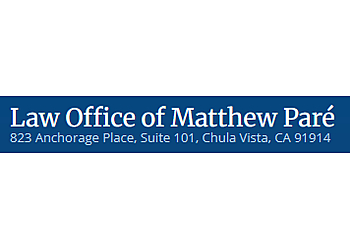 Chula Vista Medical Malpractice Lawyers Law Office of Matthew Paré