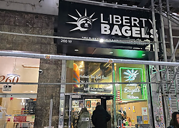 New York Bagel Shops Liberty Bagels Midtown
