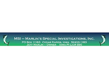Marlin’s Special Investigations, Inc.  Cedar Rapids Private Investigation Service