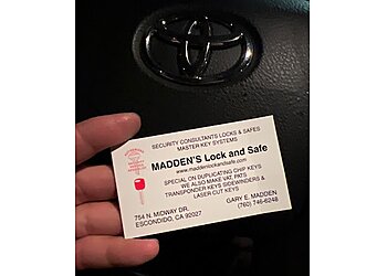 Escondido Locksmiths Madden's Lock & Safe