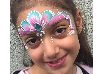 Glendale Face Painting Marbled Palette