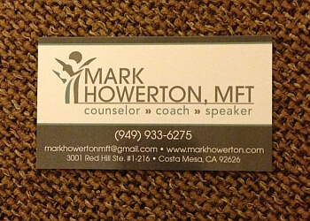 Costa Mesa Marriage Counselors Mark Howerton, LMFT