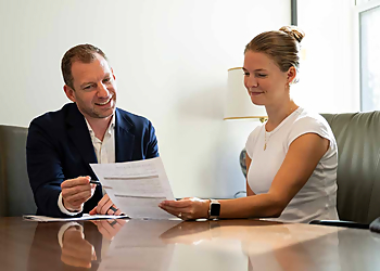 Mark L. Stevenson - Newport News, VA Business Lawyers - Client Meeting Image
