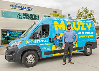 Mauzy Cooling, Heating, Plumbing, and Electrical Mauzy Cooling, Heating, Plumbing, and Electrical - Escondido, CA Hvac Services - Service Vehicle Image