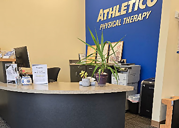 Michelle E., DPT - ATHLETICO PHYSICAL THERAPY OVERLAND PARK - Overland Park, KS Physical Therapists - Reception Area Image