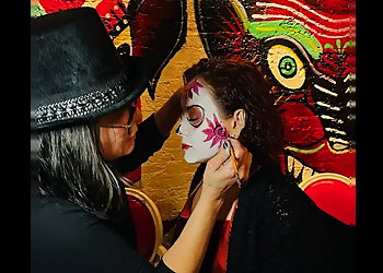 Moon Faces Painting Raleigh Face Painting image 1