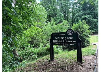 Atlanta hiking trail Morningside Nature Preserve